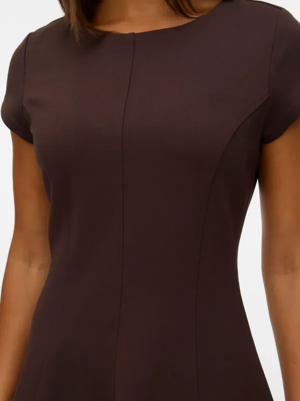 Vero Moda Vmjazlyn Kort Kjole Brun