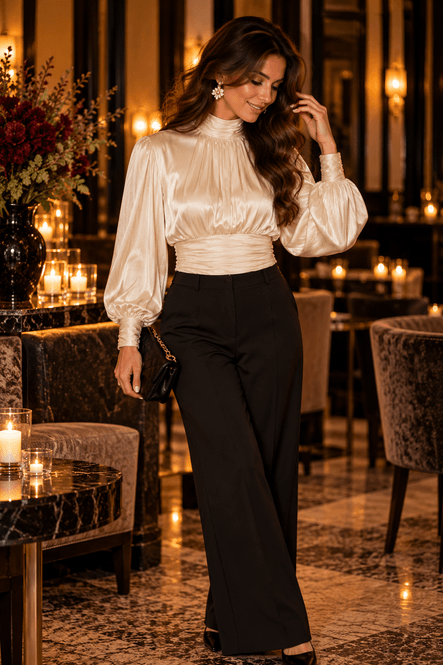 Hovedbilde Vero Moda Vmpolly Bluse Champagne