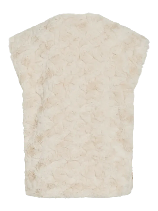 Vila Vidorte Fuskepelsvest Creme
