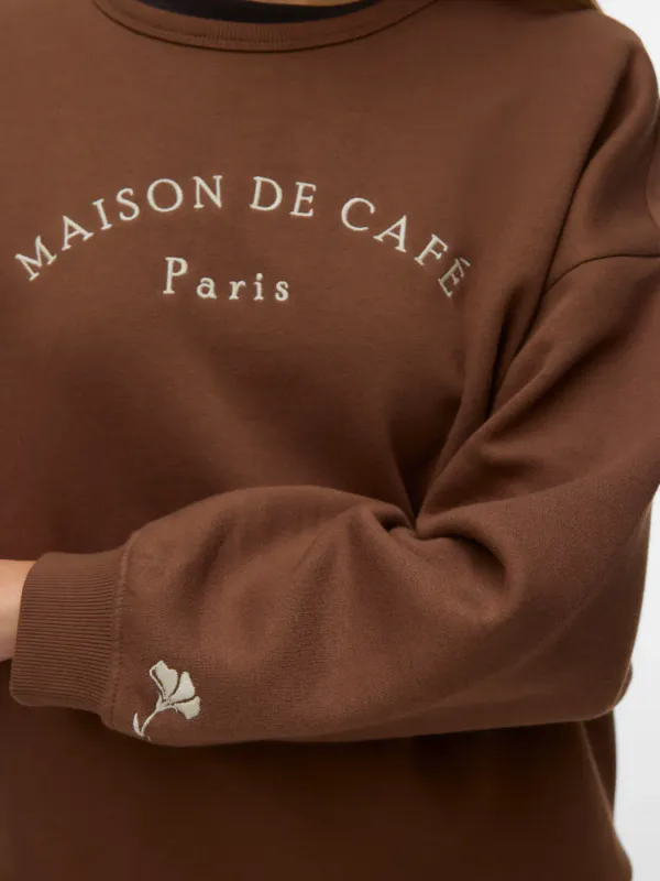 Vero Moda Rianne Sweatshirt Brown