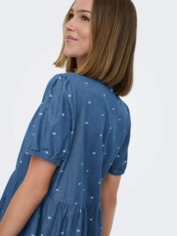 Only Nova Azure Denimkjole 
