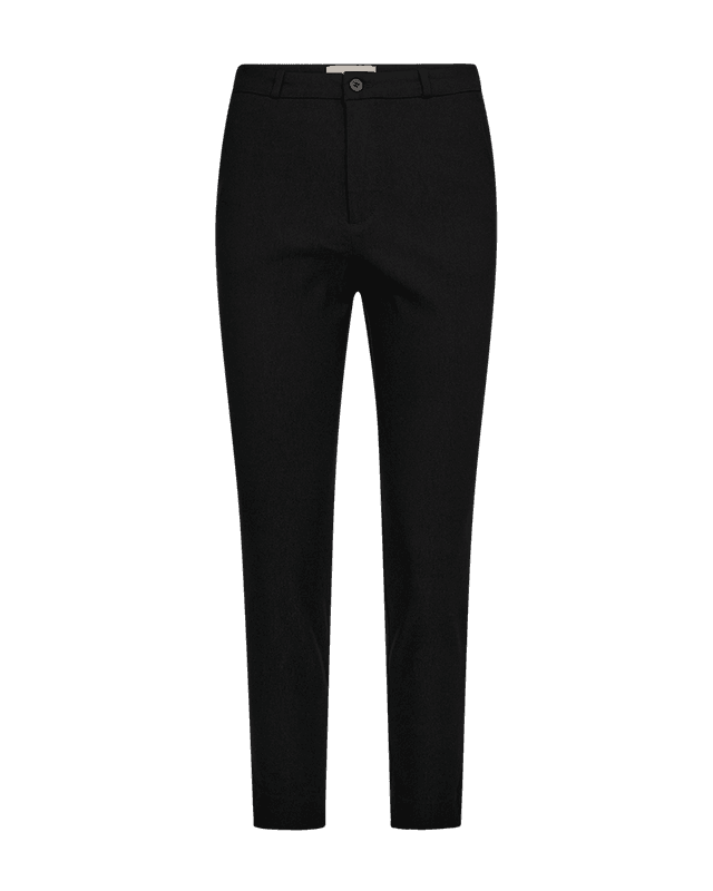 Fqsolvej Twill Pant Black