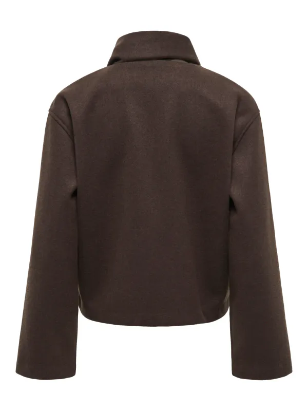 Only Onlcarrie Scarf Jacket Brun (Forhåndsbestilling)