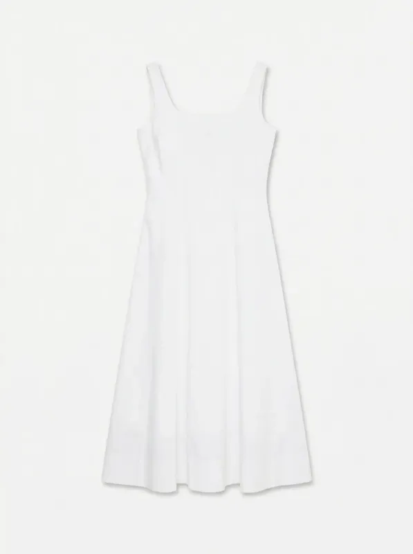 Vero Moda Vmlotus Maxikjole Elegant Kjole i Bomull Hvit