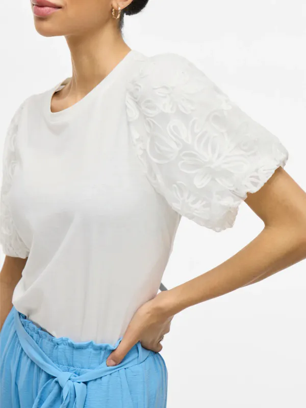 Vila Visimonia T-Shirt Hvit