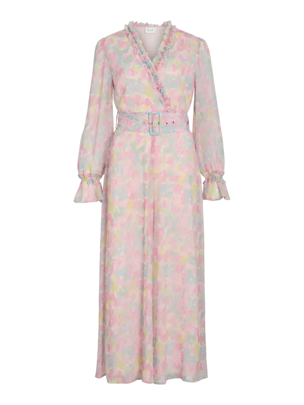 Vila Viemma Belt Maxi Dress