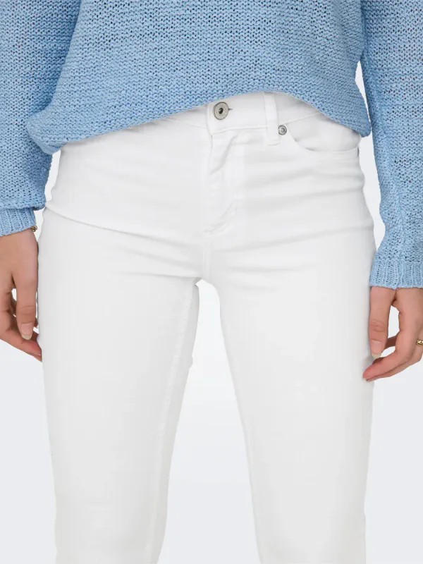 Only Blush Flared Jeans Hvit 30