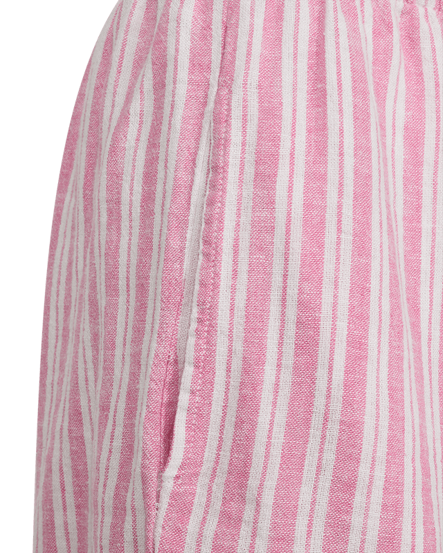 Freequent Fqlava Shorts  Stripete Linshorts Rosa