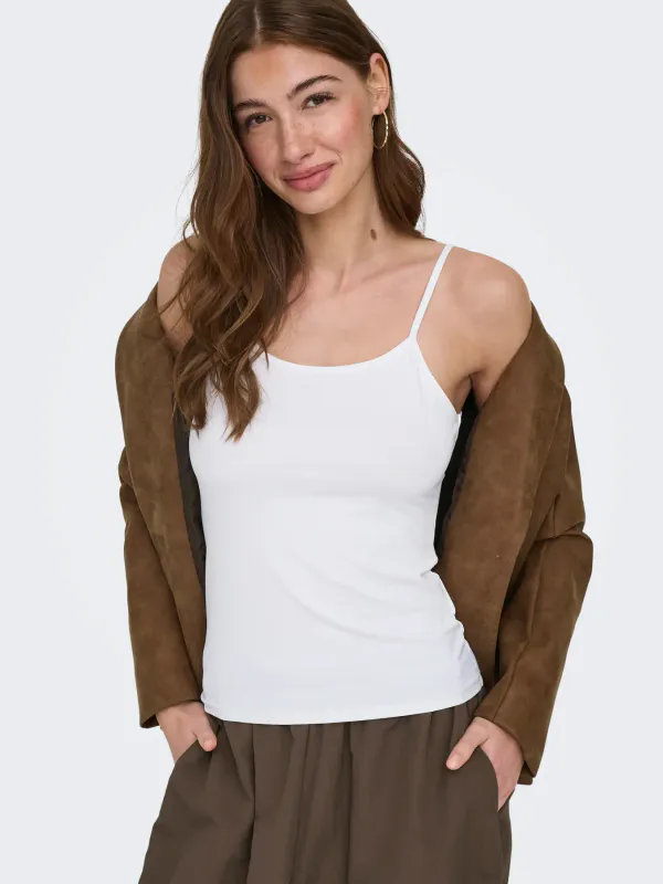 Onlea Singlet Hvit