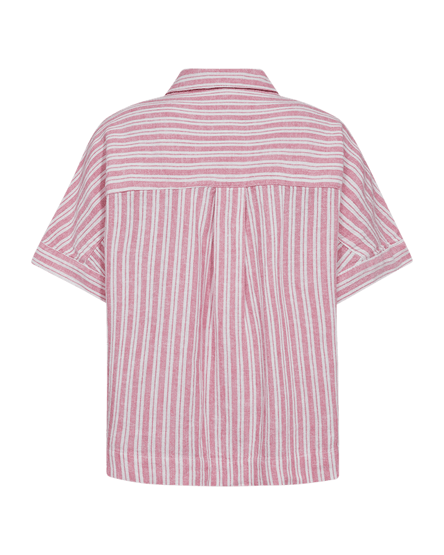 Freequent Fqlava Shirt Stripete Linskjorte Rosa